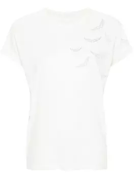 Zadig&Voltaire футболка Anya с аппликацией, белый
