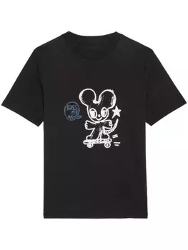 Zadig&Voltaire футболка Edwin Happy Mouse, черный