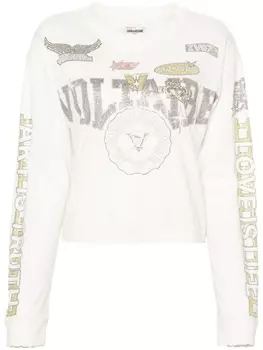 Zadig&Voltaire футболка Iona из органического хлопка, белый