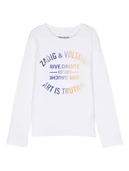 Zadig & Voltaire футболка Kita с логотипом, белый