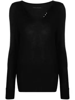 Zadig&Voltaire футболка с пуговицами, черный