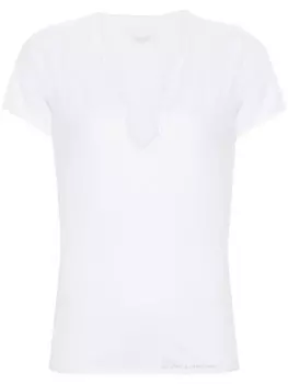 Zadig&Voltaire футболка со стразами, белый