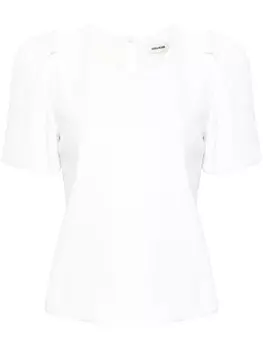 Zadig&Voltaire футболка Tchao с пайетками, белый