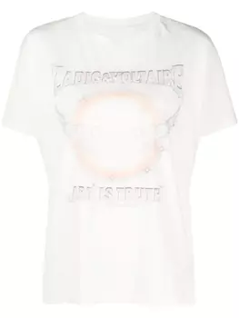 Zadig&Voltaire футболка Tommer с логотипом, желтый