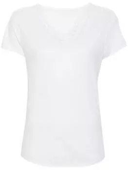 Zadig&Voltaire футболка Tunisien MC LC Fishnet, белый