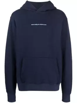 Zadig&Voltaire худи с логотипом, синий