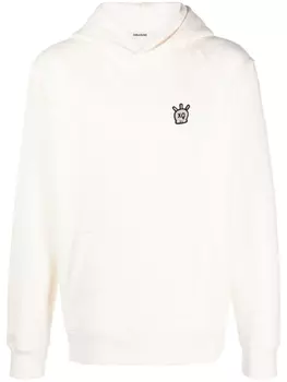 Zadig&Voltaire худи с принтом, белый