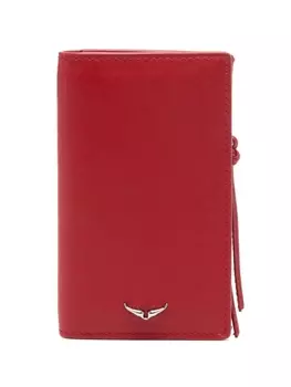 Zadig&Voltaire картхолдер Compact Eternal, красный