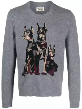 Zadig&Voltaire кашемировый джемпер Kennedy, серый