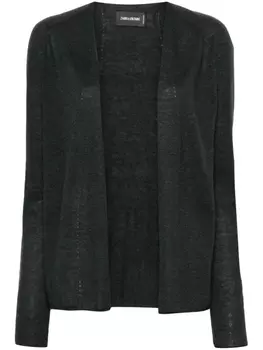 Zadig&Voltaire кашемировый кардиган без застежки, серый
