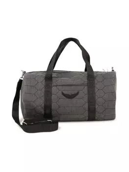 Zadig & Voltaire Kids сумка на плечо с нашивкой Wings, серый