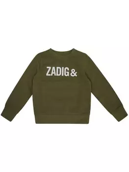 Zadig & Voltaire Kids толстовка Симба, зеленый