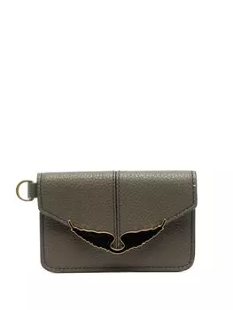 Zadig&Voltaire кошелек Borderline с логотипом, зеленый