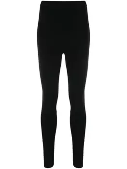 Zadig&Voltaire легинсы с завышенной талией и перфорацией, черный