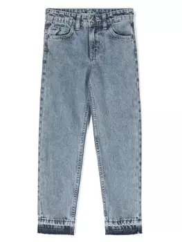 Zadig & Voltaire прямые джинсы с эффектом потертости, синий