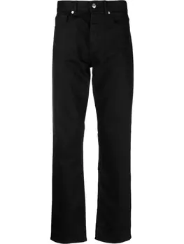 Zadig&Voltaire прямые джинсы с нашивкой-логотипом, черный