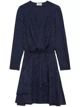 Zadig&Voltaire rogers Jac Leo мини-платье, синий