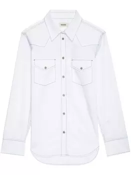 Zadig&Voltaire рубашка Thelma, белый