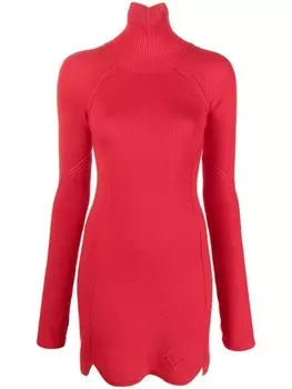 Zadig&Voltaire шерстяное платье мини Viky, красный