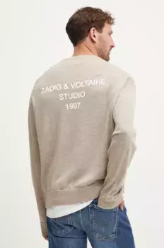 ZADIG&VOLTAIRE шерстяной свитер, бежевый