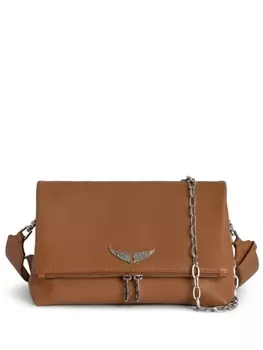 Zadig&Voltaire сумка через плечо с логотипом, коричневый