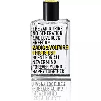 Zadig & Voltaire This Is Us! Unisex Eau De Toilette Spray 50ml