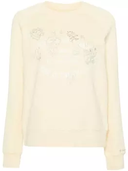 Zadig&Voltaire толстовка с логотипом, желтый