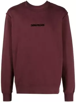 Zadig&Voltaire толстовка Simba с принтом, красный