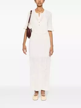 Zadig&Voltaire трикотажное платье Salmy Wings, серый