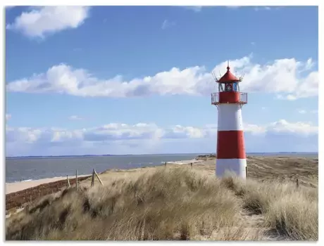 Задняя стенка для кухни Artland "Lighthouse Sylt", (1 шт.), брызговик алюминий с клейкой лентой, легко устанавливается 80х60 см, синий