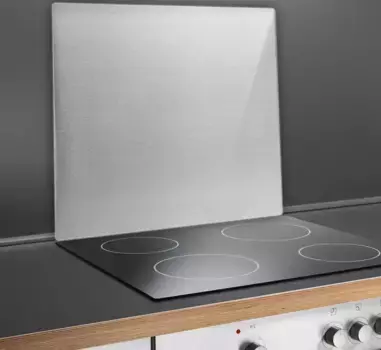 Задняя стенка для кухни WENKO, (1 шт.), с двусторонней клейкой накладкой 49х, цвет silberfarben