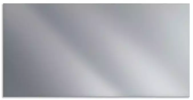 Задняя стенка кухни Artland "Uni матовый алюминий", (1 шт.), алюминиевый брызговик с клейкой лентой, легко устанавливается 110х50 см, цвет silberfarben