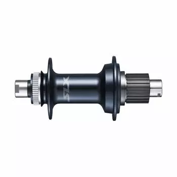 Задняя втулка SLX FH-M7130-B 12-скоростная с центральным замком SHIMANO, черный / черный / серебристый