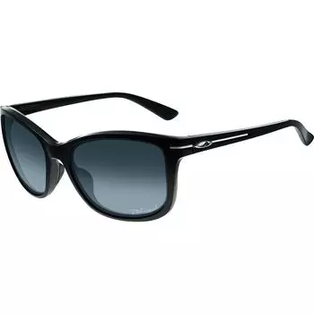 Загляните в поляризованные солнцезащитные очки Oakley, цвет polished black/grey gradiant polar