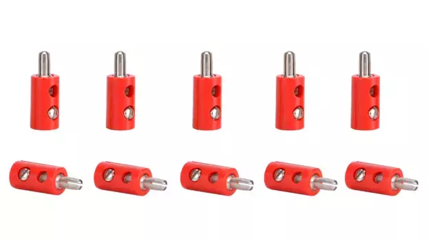 Заглушка крестовая красная, 10 шт Viessmann