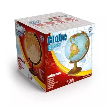 Захем, освещенный политический глобус ZACHEM