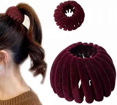 Заколка-резинка Заколка для волос Хвост Птичье гнездо Edibazzar