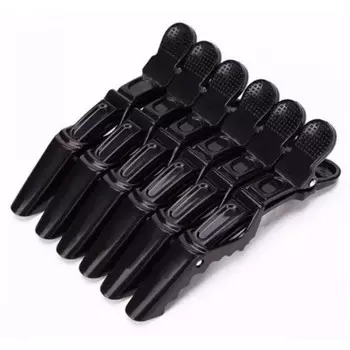 Заколки для волос «Акула» черные E-06 Activ