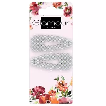 Заколки для волос Glamour с жемчугом, 2 шт
