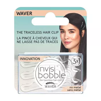 Заколки для волос Invisibobble, Waver Crystal Clear 3 шт