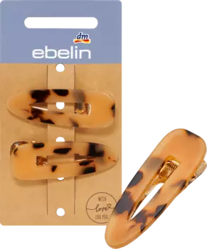 Заколки для волос коричневые 2 шт. ebelin