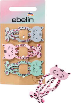 Заколки для волос с животным мотивом 3 шт. ebelin