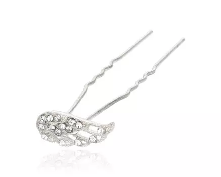 Заколки для волос Silver Wings, 6,5 см, 2 шт Inna Marka