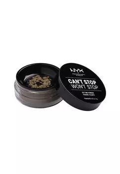 Закрепляющий спрей и закрепляющая пудра CANT STOP WONT STOP SETTING POWDER Nyx Professional Makeup, цвет 4 medium deep