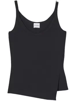 Закрытая асимметричная майка Closed, черный