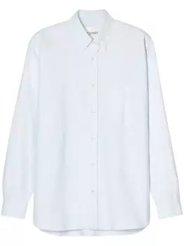 Закрытая формальная армейская рубашка Closed, синий