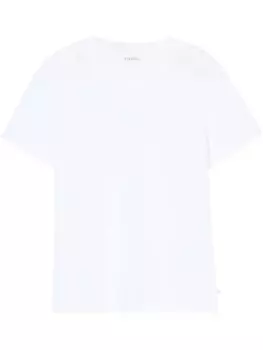 Закрытая хлопковая футболка Closed, белый