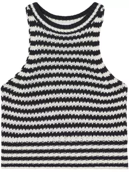 Закрытая хлопковая майка Closed, белый