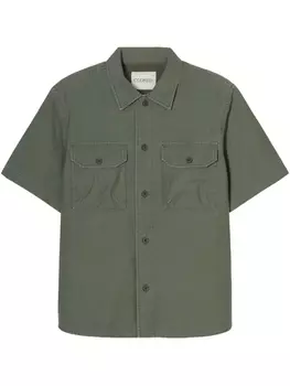 Закрытая хлопковая рубашка Closed, зеленый