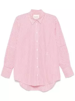 Закрытая полосатая рубашка Closed, красный